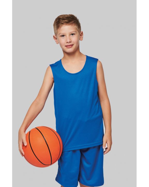 T-Shirt PROACT Basketball-Ensemble für Kinder, beidseitig tragbar personalisierbar
