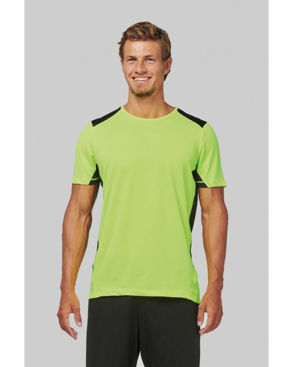 T-shirt personnalisable PROACT T-shirt de sport bicolore unisexe