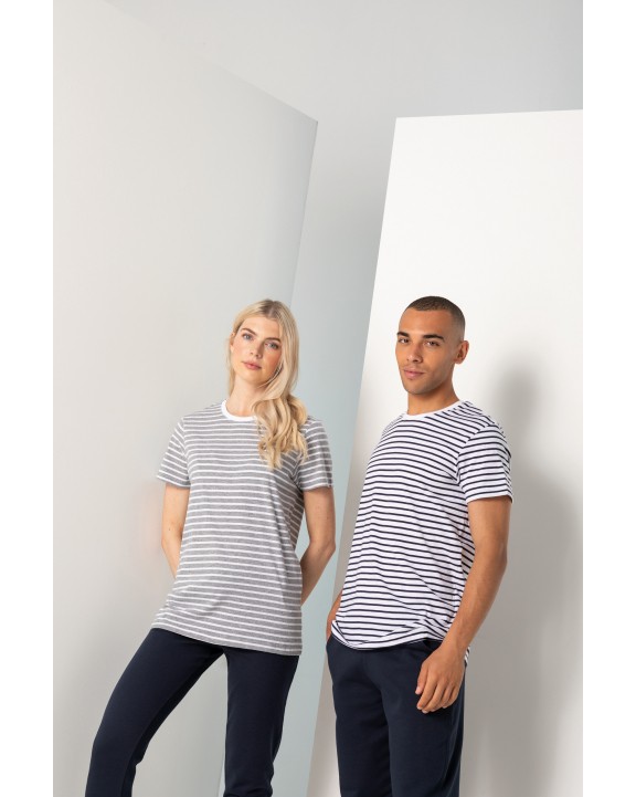 T-shirt SKINNIFIT Unisex Striped T-shirt voor bedrukking &amp; borduring