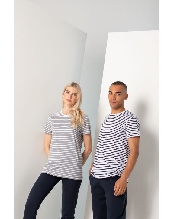 T-Shirt SKINNIFIT Unisex Striped T-shirt personalisierbar