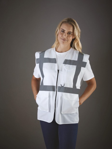 Gilets de sécurité à personnaliser YOKO Gilet multifonction haute visibilité 