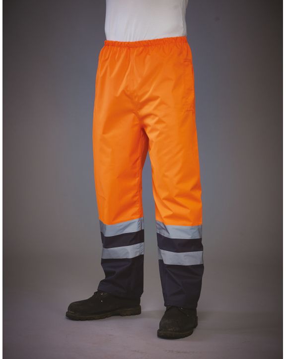 Pantalon personnalisable YOKO Surpantalon haute visibilité imperméable