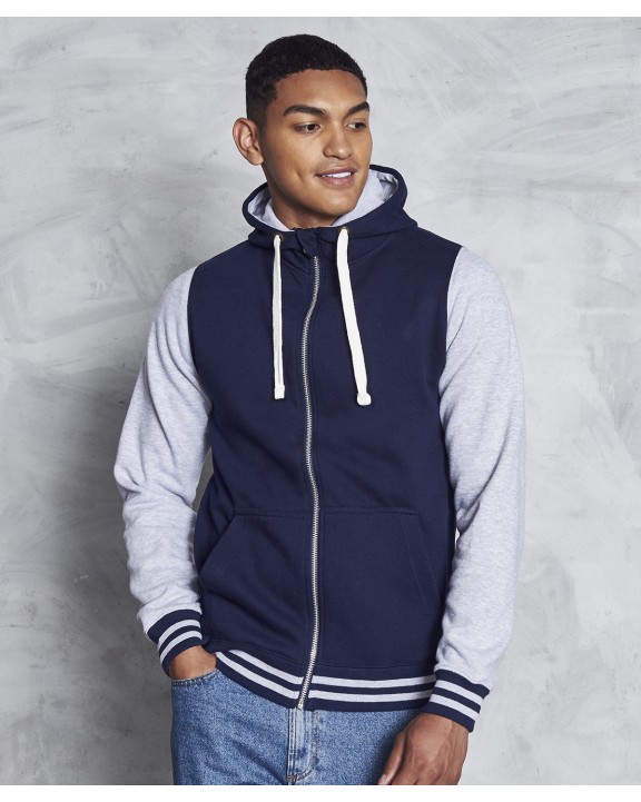 Sweater AWDIS Urban Varsity Zoodie voor bedrukking &amp; borduring