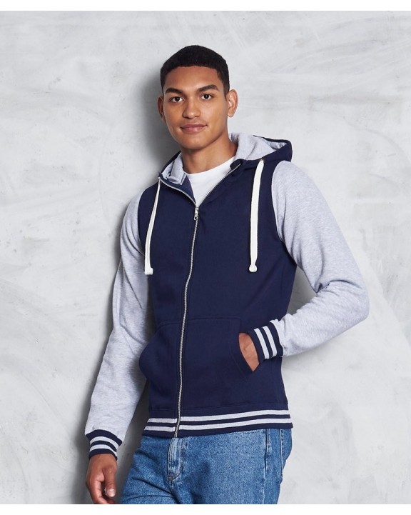 Sweat-shirt personnalisable AWDIS Urban Varsity Zoodie