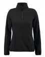 Laine polaire personnalisable PRINTER RED FLAG POLAIRE 1/2 ZIP FRONTFLIP FEMME