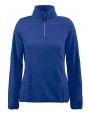 Laine polaire personnalisable PRINTER RED FLAG POLAIRE 1/2 ZIP FRONTFLIP FEMME