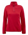 Laine polaire personnalisable PRINTER RED FLAG POLAIRE 1/2 ZIP FRONTFLIP FEMME
