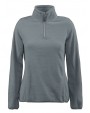 Laine polaire personnalisable PRINTER RED FLAG POLAIRE 1/2 ZIP FRONTFLIP FEMME