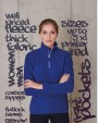 Laine polaire personnalisable PRINTER RED FLAG POLAIRE 1/2 ZIP FRONTFLIP FEMME
