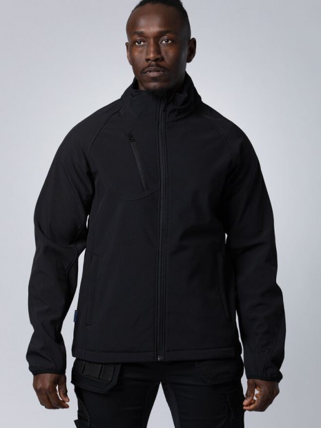 Softshells à personnaliser PROJOB 2422 SOFTSHELL PRIO BICOLORE noir