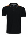 PROJOB 2018 POLO BANDES FLUO noir/orange personnalisable