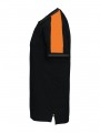 PROJOB 2018 POLO BANDES FLUO noir/orange personnalisable