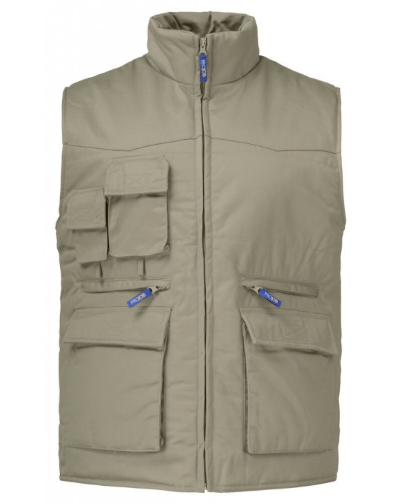 Veste personnalisable PROJOB 2805 VESTE SANS MANCHE DOUBLEE MULTIPOCHES