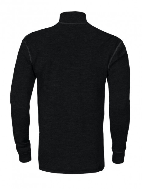 PROJOB 3107 SOUS VETEMENT THERMO REGULATEUR COL ZIP MERINOS noir personnalisable