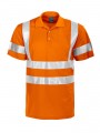 PROJOB 6011 POLO PIQUE POLYESTER - EN ISO 20471 CLASSE 3 orange personnalisable