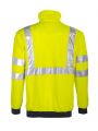 Sweat-shirt personnalisable PROJOB 6102 SWEATSHIRT HALF ZIP - EN ISO 20471 CLASSE 3