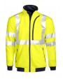 Sweat-shirt personnalisable PROJOB 6103 SWEATSHIRT LONG ZIP - EN ISO 20471 CLASSE 3