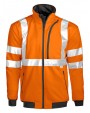 Sweat-shirt personnalisable PROJOB 6103 SWEATSHIRT LONG ZIP - EN ISO 20471 CLASSE 3