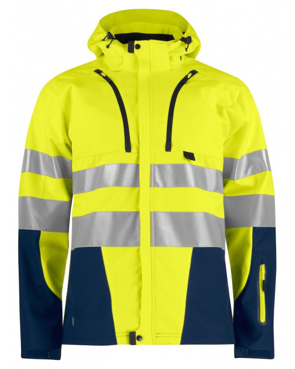 Softshell personnalisable PROJOB 6419 PARKA SOFTSHELL - EN ISO 20471 CLASSE 3/2