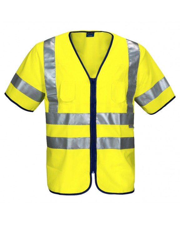Gilet de sécurité personnalisable PROJOB 6707 GILET PRIO ZIPPE - EN ISO 20471 CLASSE 3