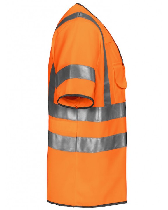 Gilet de sécurité personnalisable PROJOB 6707 GILET PRIO ZIPPE - EN ISO 20471 CLASSE 3