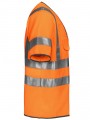 PROJOB 6707 GILET PRIO ZIPPE - EN ISO 20471 CLASSE 3 orange personnalisable