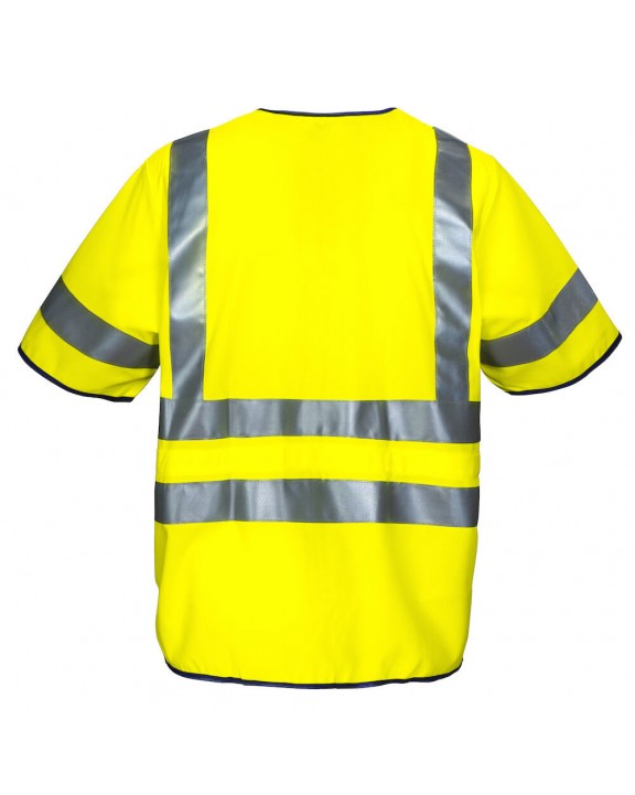 Gilet de sécurité personnalisable PROJOB 6707 GILET PRIO ZIPPE - EN ISO 20471 CLASSE 3