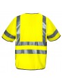 PROJOB 6707 GILET PRIO ZIPPE - EN ISO 20471 CLASSE 3 jaune personnalisable