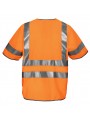 PROJOB 6707 GILET PRIO ZIPPE - EN ISO 20471 CLASSE 3 orange personnalisable