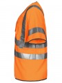 PROJOB 6707 GILET PRIO ZIPPE - EN ISO 20471 CLASSE 3 orange personnalisable