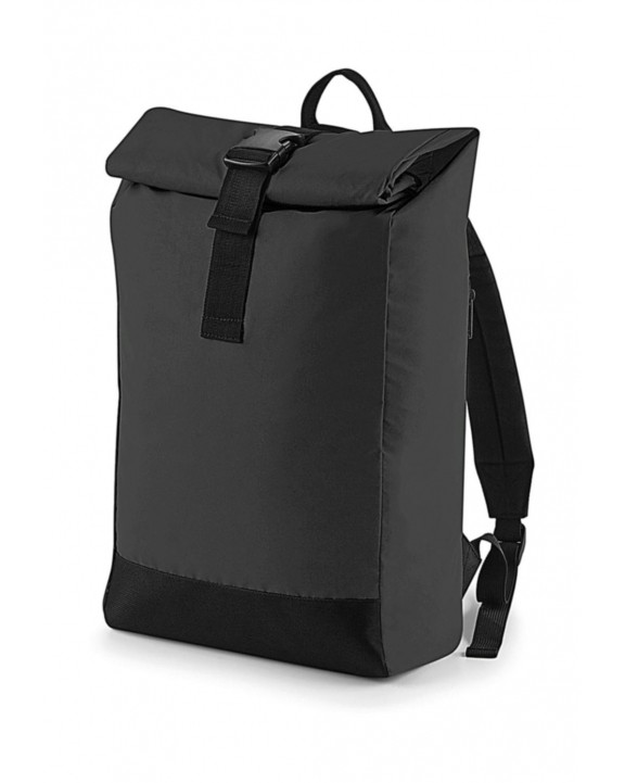 Tas & zak BAG BASE REFLECTIVE ROLL-TOP BACKPACK voor bedrukking &amp; borduring