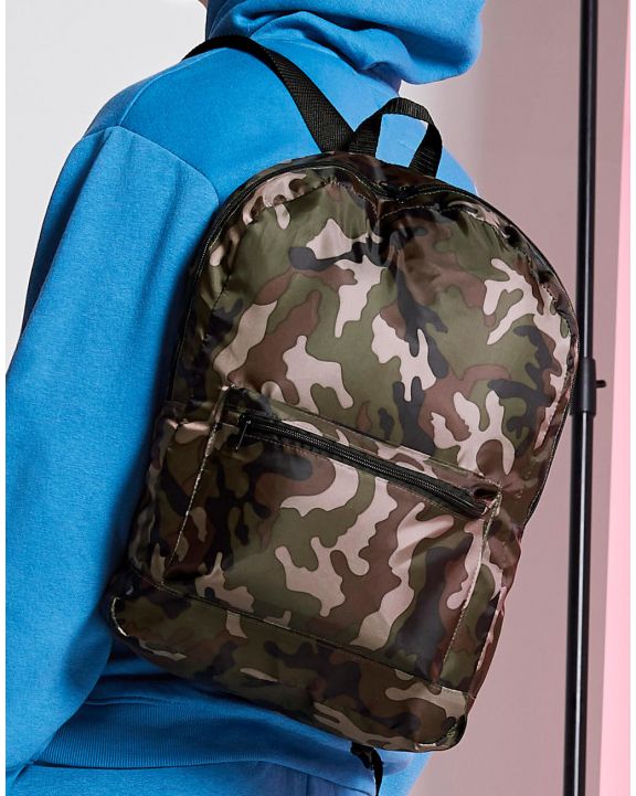 Tasche BAG BASE Packaway Backpack personalisierbar