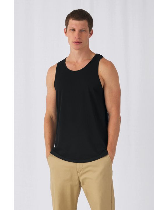 T-shirt B&C Men's organic Inspire tank top voor bedrukking & borduring