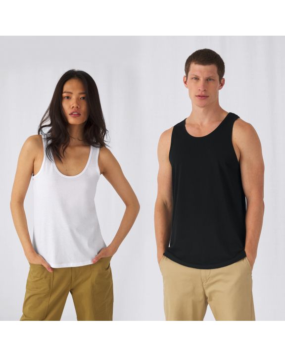 T-Shirt B&C Men's organic Inspire tank top personalisierbar