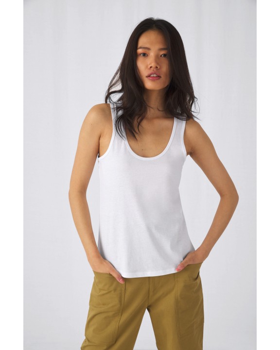 T-shirt B&C Ladies' organic tank top Inspire voor bedrukking &amp; borduring
