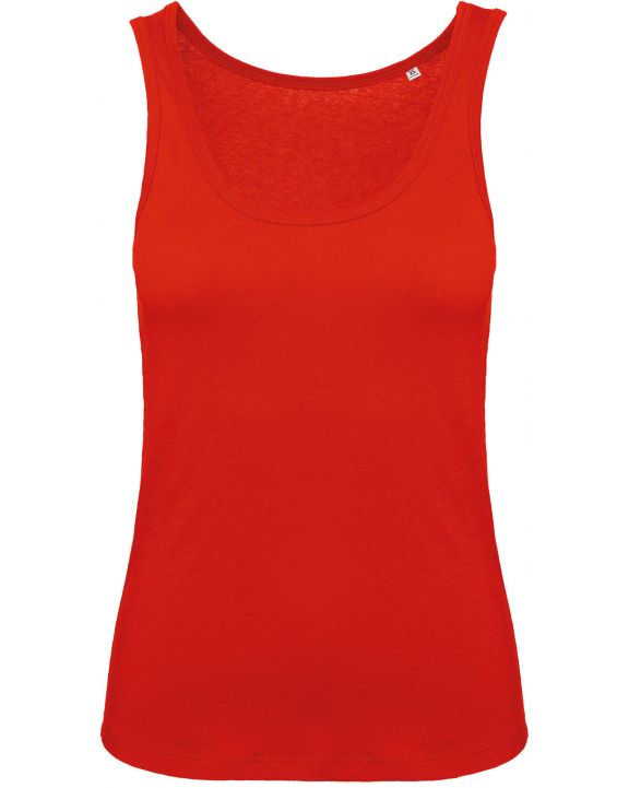 T-shirt B&C Ladies' organic tank top Inspire voor bedrukking & borduring