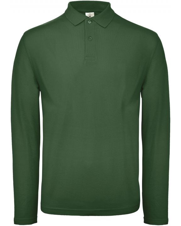 Poloshirt B&C ID.001 Men's long-sleeved polo shirt personalisierbar