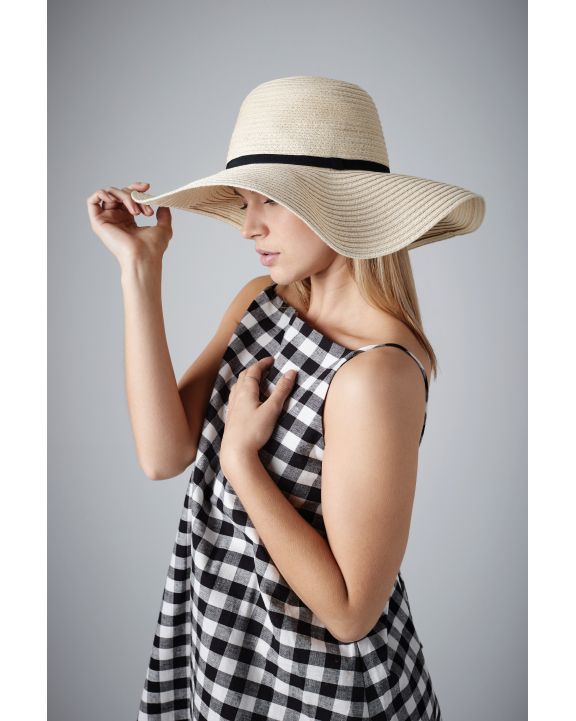 Petje BEECHFIELD Marbella wide-brimmed sun Hat voor bedrukking & borduring