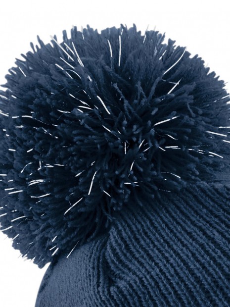 Bonnets, Écharpes & Gants à personnaliser BEECHFIELD Bonnet réfléchissant Bobble Junior french marine