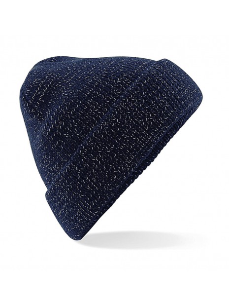 BEECHFIELD REFLECTIVE BEANIE french marine personnalisable