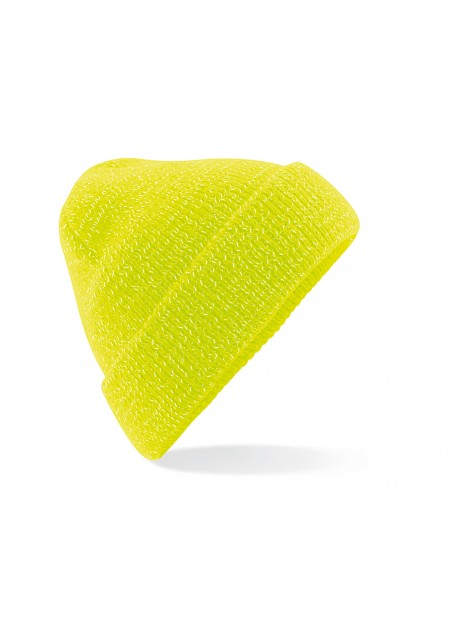 BEECHFIELD REFLECTIVE BEANIE fluorescent yellow personnalisable