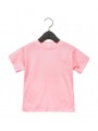 BELLA-CANVAS Toddler Jersey Short Sleeve Tee rose personnalisable