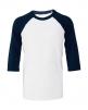 T-shirt BELLA-CANVAS Youth 3/4 Sleeve Baseball Tee voor bedrukking & borduring