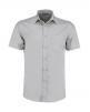 Hemd KUSTOM KIT Tailored Fit Poplin Shirt SSL voor bedrukking & borduring