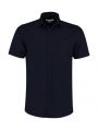 Hemd KUSTOM KIT Tailored Fit Poplin Shirt SSL voor bedrukking &amp; borduring