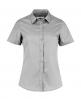Hemd KUSTOM KIT Women's Tailored Fit Poplin Shirt SSL voor bedrukking & borduring