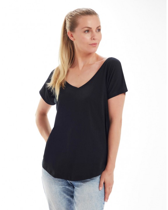 T-shirt personnalisable MANTIS Women's Loose Fit V Neck T