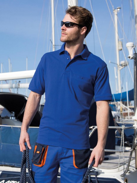 Polos à personnaliser RESULT Apex Polo Shirt royal
