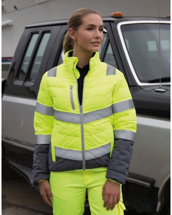 Jas RESULT Women's Soft Padded Safety Jacket voor bedrukking & borduring