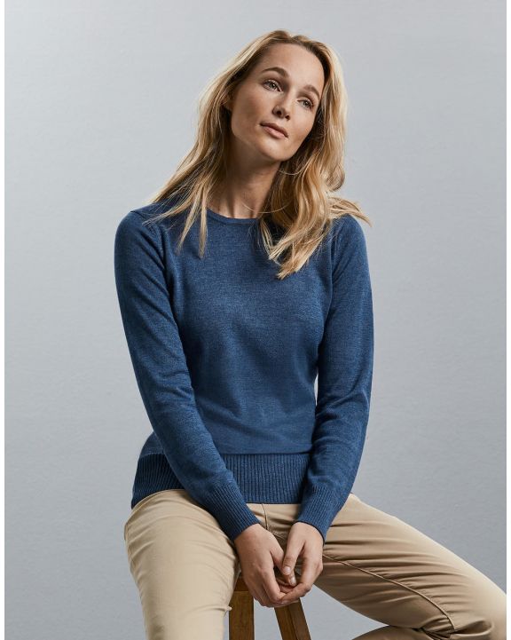Pull personnalisable RUSSELL Ladies' Crew Neck Knitted Pullover